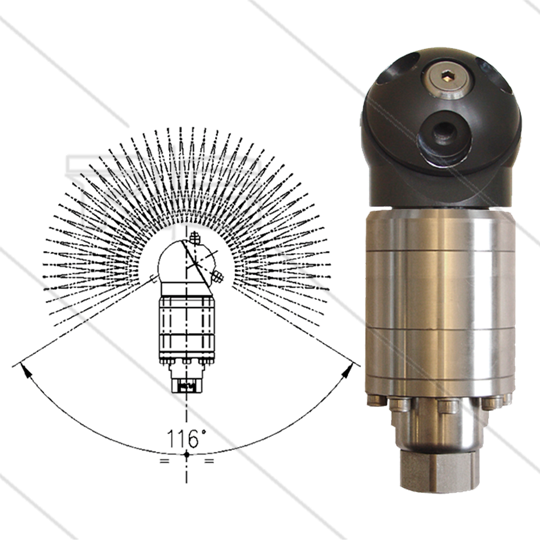 A42-R2 - tankreiniger - 40 tot 140 Bar - 20 tot 25 l/min - exclusief nozzles - nozzle type: 3 x 1/8&quot;