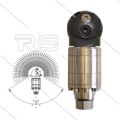 A42-R2 - tankreiniger - 40 tot 140 Bar - 25 tot 30 l/min - exclusief nozzles - nozzle type: 3 x 1/8&quot;