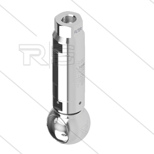A30R - tankreiniger - RVS303 - 30 tot 140 Bar - 25 tot 33 l/min - exclusief nozzles