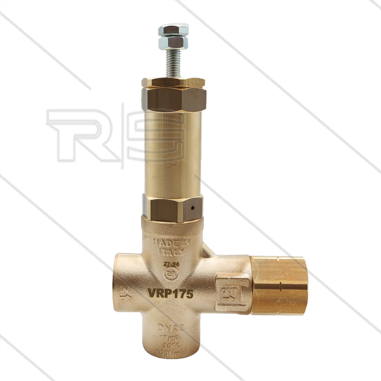 VRP175 - veiligheids / drukregelventiel - 150 Bar - 200 l/min - 60°C - In: 1" bi - Uit: 1" bi - Bypass: 1" bi - NPT