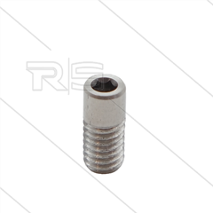 Nozzle 030 - 1,2mm - RVS 303 - M4 - wit 