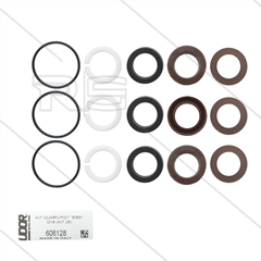 Udor Kit 28 - Manchetset voor 3 plunjers Ø18mm - serie B + BK + M + MK