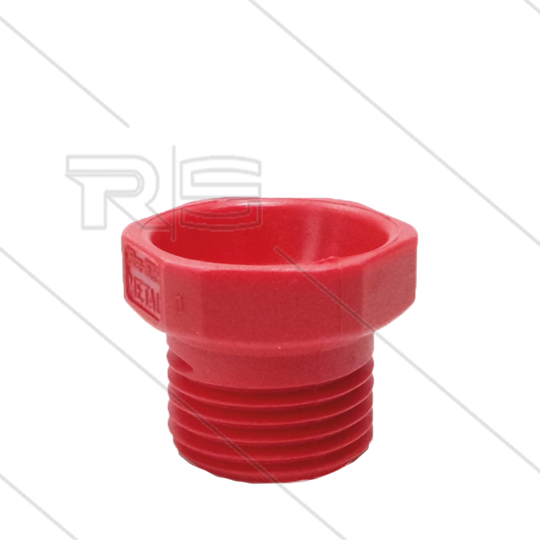 Nozzlehouder voor lans chemie-pistool CP12 - rood - 1/2&quot; bu