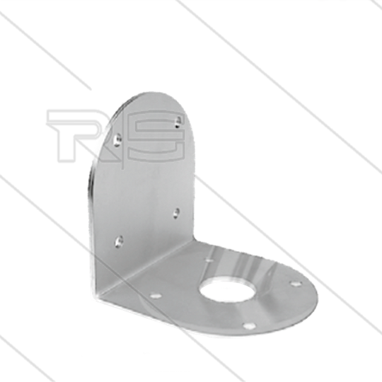 Wandmontagesteun RVS  t.b.v. lansenhouders: MM29097 + MM29028 + MM29113 + MM29121