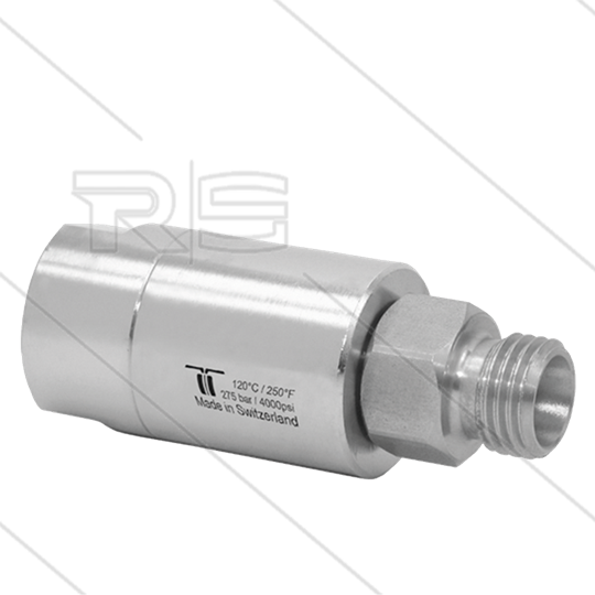 DGL Swivel - recht - 3 lagers - 1/4&quot; bi x M14x1,5 bu - 275 Bar - NW6 - 1000 tpm bij max 30°C