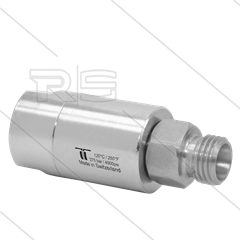DGL Swivel - recht - 3 lagers - 1/4&quot; bi x M16x1,5 bu - 275 Bar - NW6 - 1000 tpm bij max 30°C