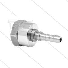 DGK Swivel  recht - 1 lager - 1/4&quot; bi x 1/4&quot; perspilaar - 275 Bar - NW4 - 30 tpm - max 120°C