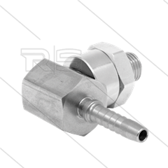 DGK Swivel  haaks - 1 lager - 1/4&quot; bu x 1/4&quot; perspilaar - 275 Bar - NW4 - 30 tpm - max 120°C