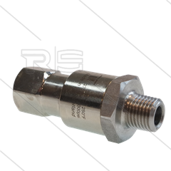 DGV Swivel - recht - 1 lager - 1/4&quot; bi x 1/4&quot; bu - 275 Bar - NW6 - 30 tpm - max 120°C