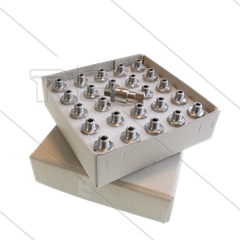 DGV Swivel - Box inhoud 25 stuks - recht - 1 lager - 1/4&quot;bi x 1/4&quot;bu - 275 Bar - NW6