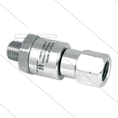 DGVI Swivel - recht - 1 lager - 1/4&quot; bi x 1/4&quot; bu - 500 Bar - NW6 - 30 tpm - max 120°C