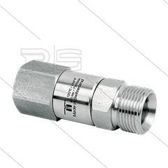DGVI Swivel - recht - 1 lager - 1/4&quot; bi x M18x1,5 bu - 500 Bar - NW6 - 30 tpm - max 120°C
