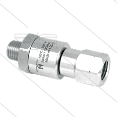 DGVI Swivel - recht - 1 lager - 1/2&quot; bi x 1/2&quot; bu - 500 Bar - NW9 - 30 tpm - max 120°C