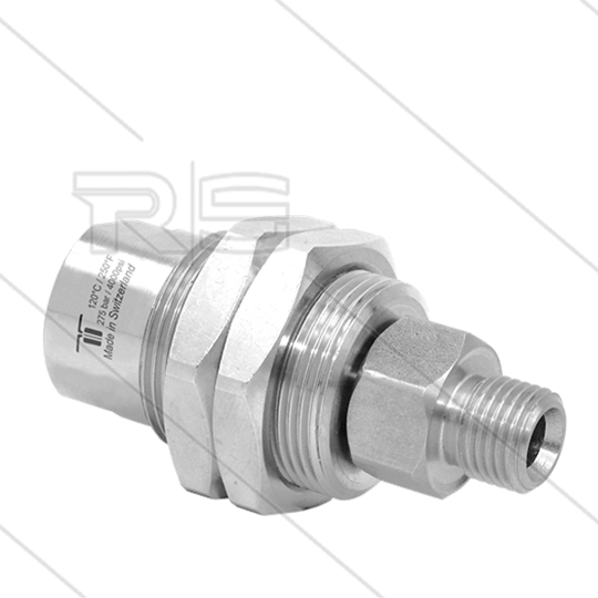 DGG Swivel - recht - plaatmontage - 3 lagers - 3/8&quot; bi x 1/4&quot; bu - 275 Bar - NW6 - 1000 tpm bij max