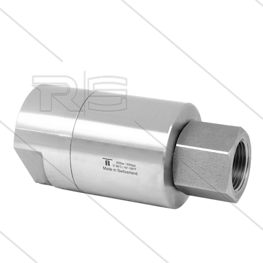 DGR Swivel - recht - 4 lagers - 2 x 1 1/2&quot; bi - 200 Bar - NW40 - 100 tpm - max 80°C