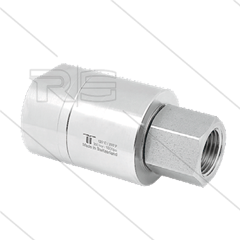 DGEI Swivel - recht - 3 lagers - 2 x 3/8&quot; bi - 350 Bar - NW10 - 30 tpm - max 120°C