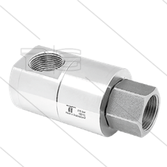 DGEIV Swivel - haaks - FKM afdichting - 3 lagers - 2 x 1/2&quot; bi - 350 Bar - NW13 - 30 tpm - max 120°C
