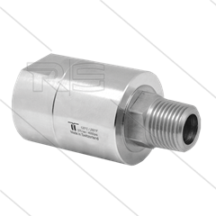 DGE Swivel - recht - 1 lager - 1 1/4&quot; bi x 1 1/4&quot; bu - 200 Bar - NW28 - 30 tpm - max 120°C