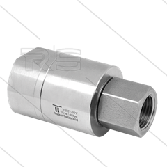 DGE Swivel - recht - 1 lager - 2 x 1/2&quot;bi - 275 Bar - NW13 - 30 tpm - max 120°C