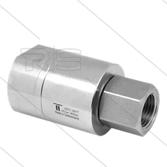 DGE Swivel - recht - 1 lager - 2 x 3/4&quot; bi - 275 Bar - NW18 - 30 tpm - max 120°C