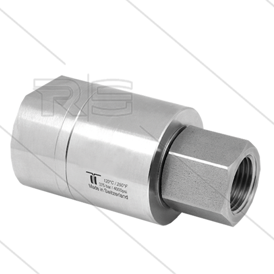 DGE Swivel - recht - 1 lager - 2 x 1 1/2&quot; bi - 200 Bar - NW36 - 30 tpm - max 120°C