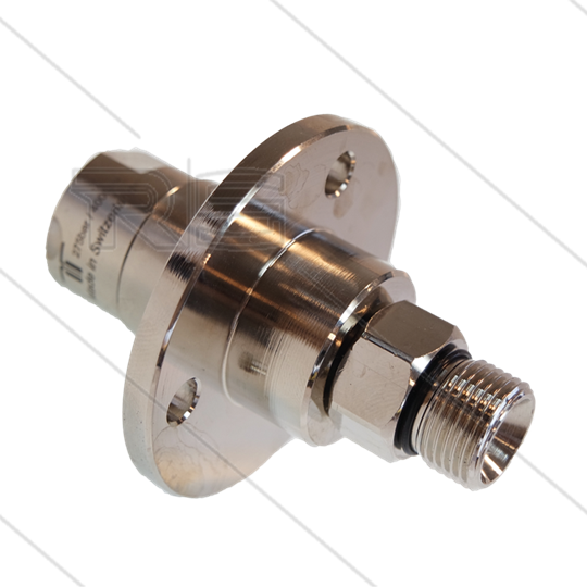 DGF Swivel - recht - met flens - 3 lagers - 3/8&quot; bi x 3/8&quot; bu - 275 Bar - NW6 - 1000 tpm bij max 30°