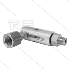 DXL Swivel - haaks - 3 lagers - 3/8&quot; bi x 1/4&quot; bu  - 170 Bar - NW6 - 2000 tpm - max 120°C