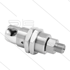 DXGI Swivel - haaks - plaatmontage - 3 lagers - 1/4&quot; bi x 3/8&quot; bu - 170 Bar - NW6 - 2000 tpm