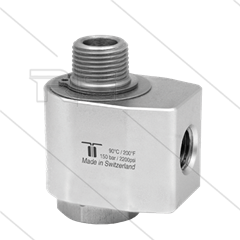 WDG Swivel - haaks - 1 lager - 3/8&quot; bi x 3/8&quot; bu - 150 Bar - NW10 - 30 tpm - max 90°C