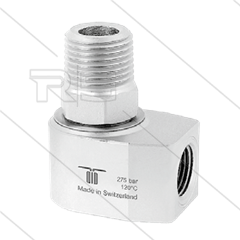 WDC Swivel - haaks - 1 glijlager - 2 x 1/2&quot; bi - 275 Bar - NW12 - 30 tpm - max 120°C