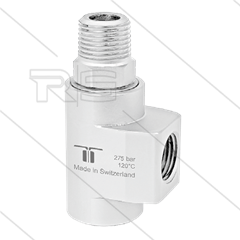 WDCS Swivel - haaks - 2 lagers - 1/2&quot; bi x  1/2&quot; bu - 275 Bar - NW12 - 200 tpm - max 120°C