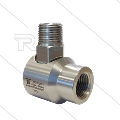 WDEI Swivel - haaks - 1 lager - 1/2&quot; bi BSP x 1/2&quot; bu NPT - 400 Bar - NW11 - 30 tpm - max 120°C