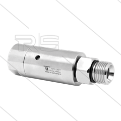 DYL Swivel - recht - 3 lagers - 3/8&quot; bi x 3/8&quot; bu - 275 Bar - NW6 - 2000 tpm - max 120°C