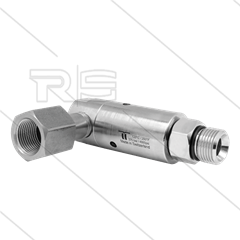 DYL Swivel - haaks - 3 lagers - 3/8&quot; bi x 3/8&quot; bu - 275 Bar - NW6 - 2000 tpm - max 120°C