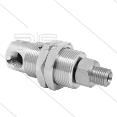 DYG Swivel - haaks - plaatmontage - 3 lagers - 1/4&quot; bi x 1/4&quot; bu - 275 Bar - NW6 - 2000 tpm