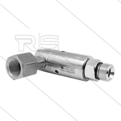 DYG Swivel - haaks - plaatmontage - 3 lagers - 3/8&quot; bi x 3/8&quot; bu - 275 Bar - NW6 - 2000 tpm