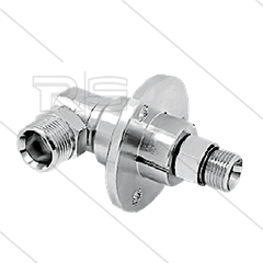 DYG Swivel - haaks - plaatmontage - 3 lagers - M22x1,5 bu x 3/8&quot; bu - 275 Bar - NW6 - 2000 tpm