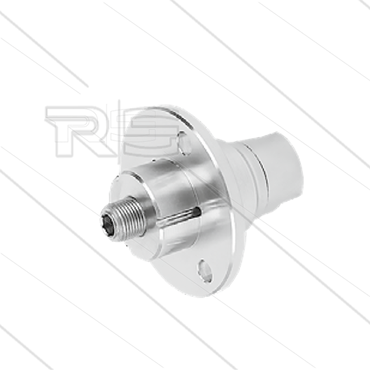 DYF Swivel met flens - M12x1,5 bu x 1/4" bi - max 275 Bar - max 120°C - t.b.v: FL-AEB200