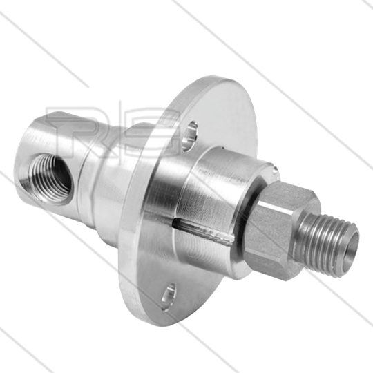 DYF Swivel - haaks - met flens - 3 lagers - 1/4&quot; bi x 1/4&quot; bu - 275 Bar - NW6 - 2000 tpm - max 120°C