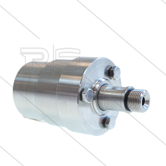 DYT Swivel - 350 Bar - max 120°C -  2 x 1/4&quot; bi x 3/8&quot; bu - t.b.v: DR-520
