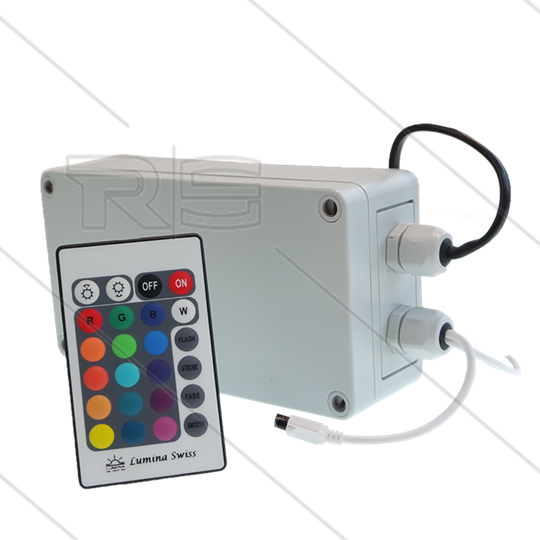 Voedings- en besturingskast voor LED-verlichting Mosmatic zwenkarmen - aansluitspanning: 24V