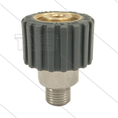 M21x1,5 - DKS - Wartel Grijs - 1 lager - 250 Bar - NW6 - 30 tpm - max 120°C - 1/4&quot; bu