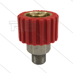 M22x1,5 - DKS - Wartel Rood - 1 lager - 250 Bar - NW6 - 30 tpm - max 120°C - 1/4&quot; bu