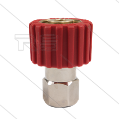 M22x1,5 - DKS - Wartel Rood - 1 lager - 250 Bar - NW6 - 30 tpm - max 120°C - 1/4&quot; bi