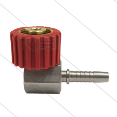 M22x1,5 - DKS - Wartel Rood - 1 lager - 250 Bar - NW8 - 30 tpm - max 120°C - 5/16&quot; perspilaar haaks