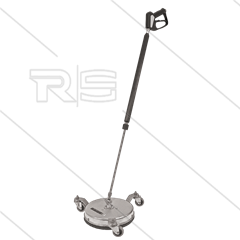 FL-ER300 - oppervlaktereiniger - Ø300mm - 275 Bar - max 120°C - 3/8&quot; bi - Rotorarm 2 x 1/8&quot; NPT bi