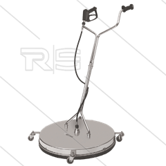 FL-CR750 - vloerreiniger - Ø750mm - 275 Bar - max 120°C - 3/8&quot; bi - Rotorarm 3 x 1/8&quot; NPT bi