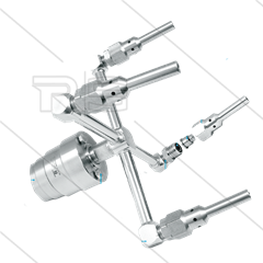 Spider waskop - 4 x verlengde nozzlestabilisator t.b.v. EG nozzle - exclusief EG nozzles  - 170 Bar