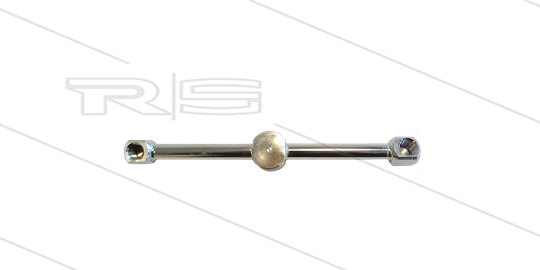 Rotorarm - TKA-2W2 - Ø100mm - 275 Bar - 3/8&quot; bi - nozzle's: 2 x 1/4&quot; bi