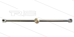 Rotorarm - TKA-2W2 - Ø550mm - 275 Bar - 3/8&quot; bi - nozzle's 2 x 1/4&quot; bi